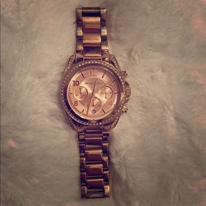 Gold and Rose Gold Michael Kors watch